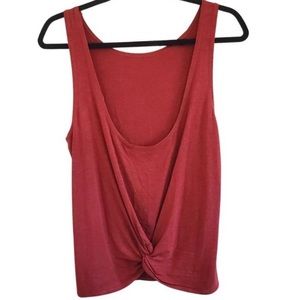 Zyia Maroon Swirl Tank-Large